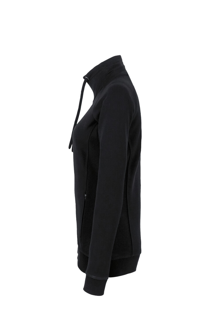 HAKRO Damen Sweatjacke College | schwarz