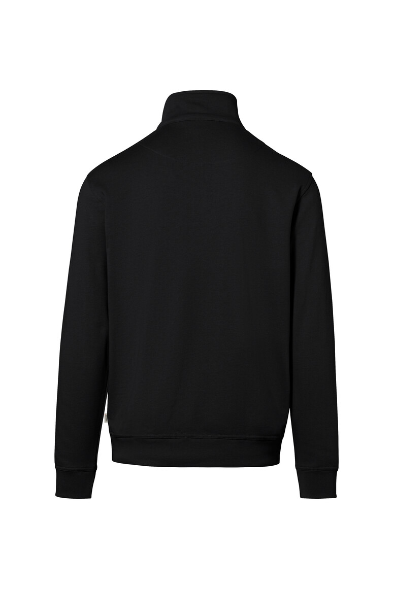 HAKRO Zip-Sweatshirt Premium | schwarz