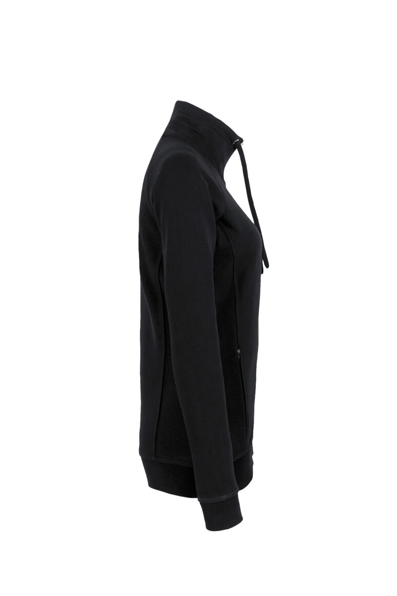 HAKRO Damen Sweatjacke College | schwarz