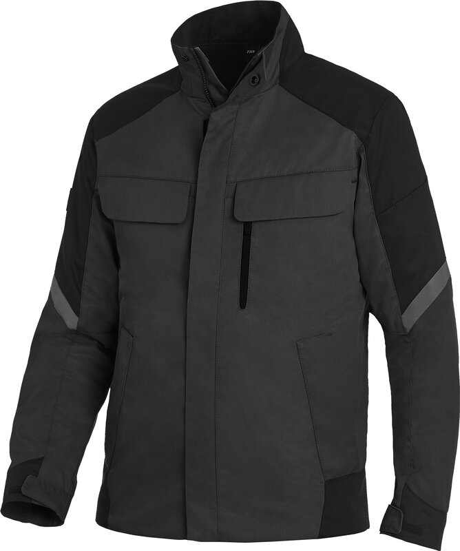 FHB FRANK Arbeitsjacke, anthrazit-schwarz