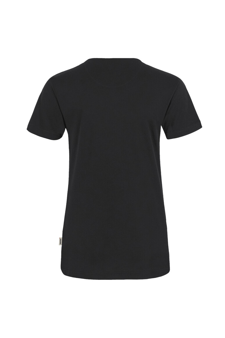 HAKRO Damen V-Shirt Mikralinar® | schwarz