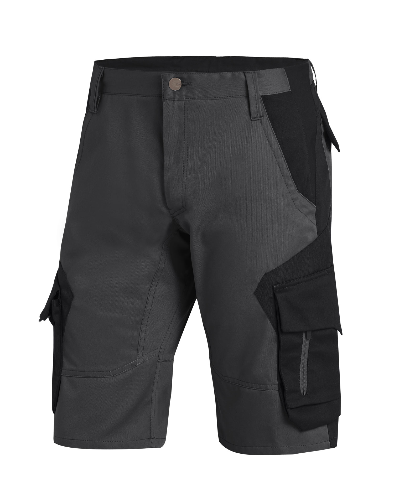 FHB WULF Bermuda, anthrazit-schwarz