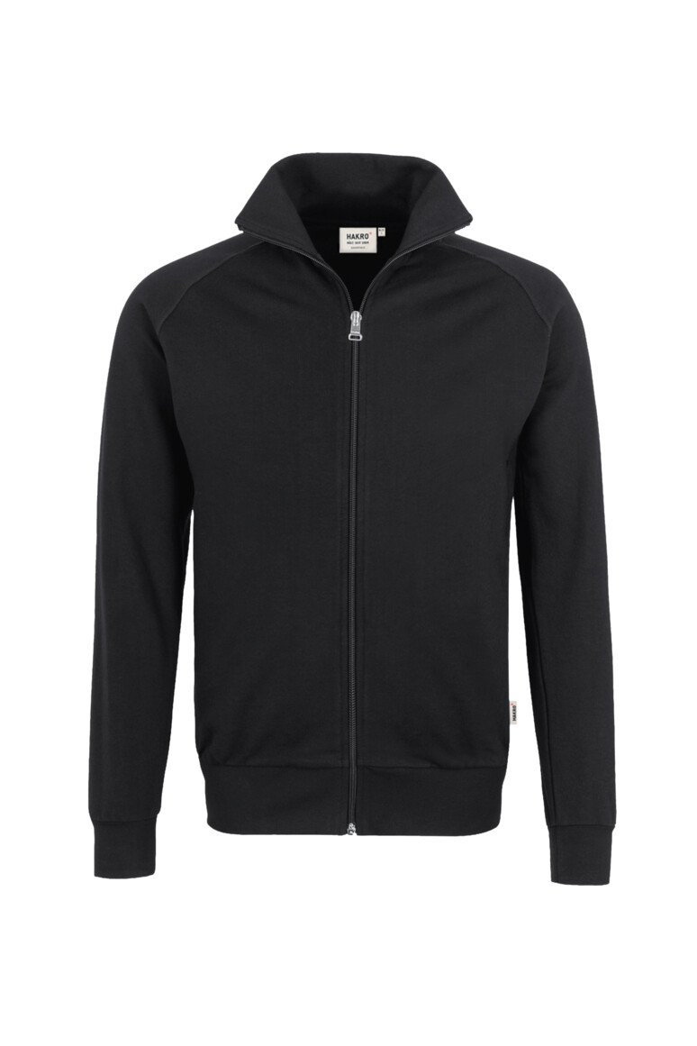 HAKRO Sweatjacke College | schwarz